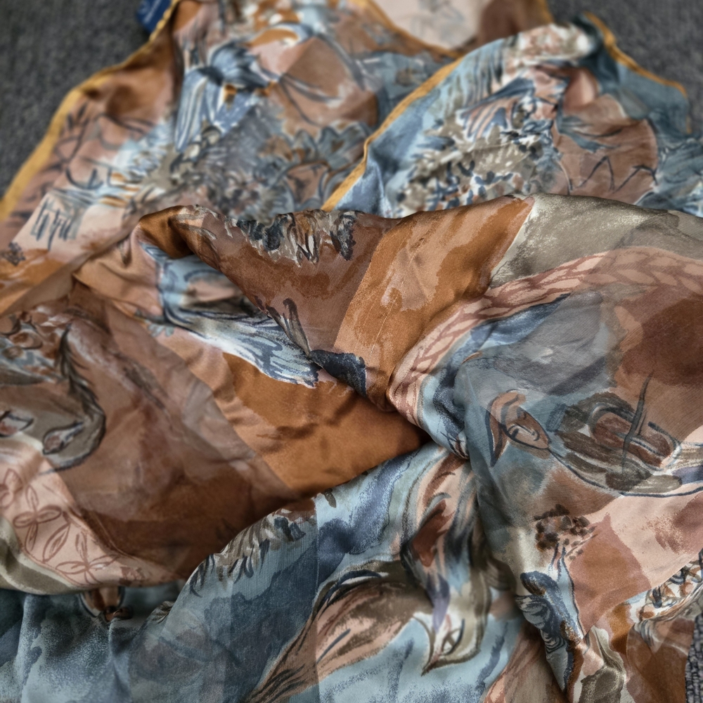 Multicolor Abstract Scarf - image 1